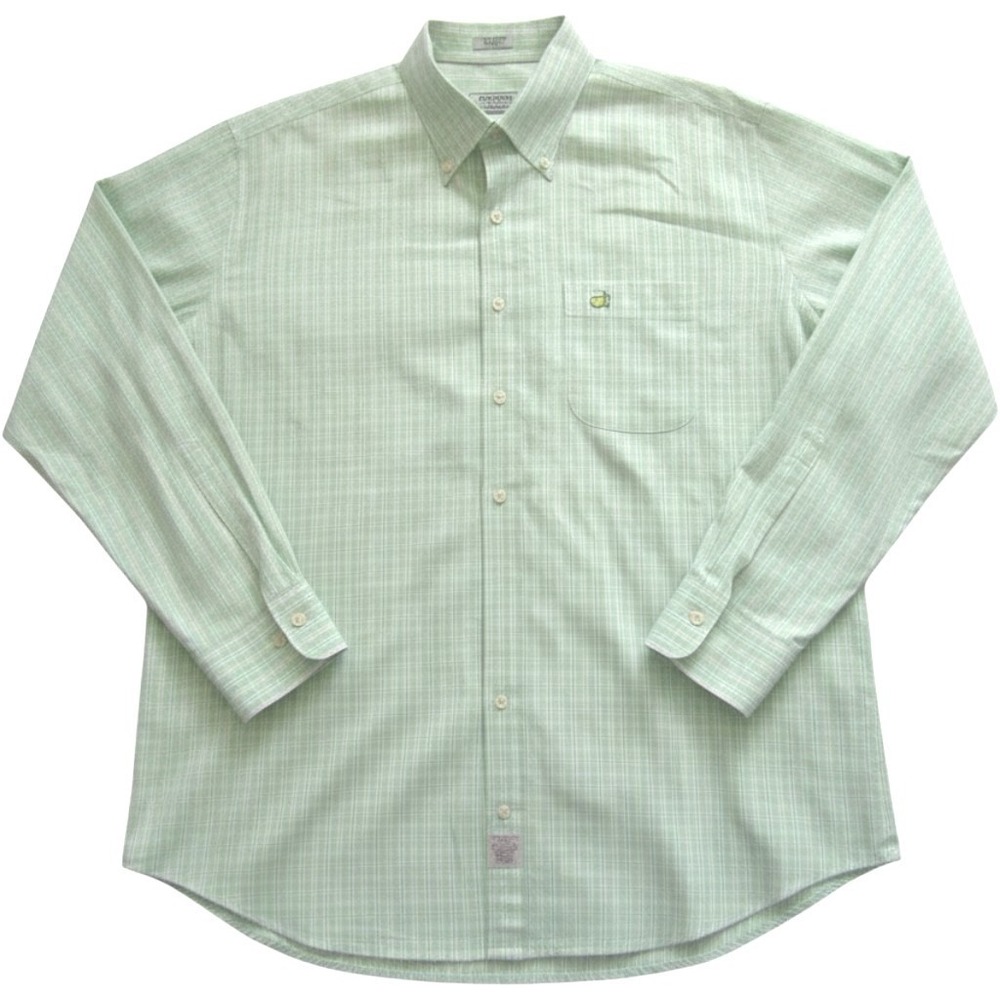Masters Peter Millar Men Sz XL Tattersall Plaid OCBD Golf Shirt Cotton (M457)